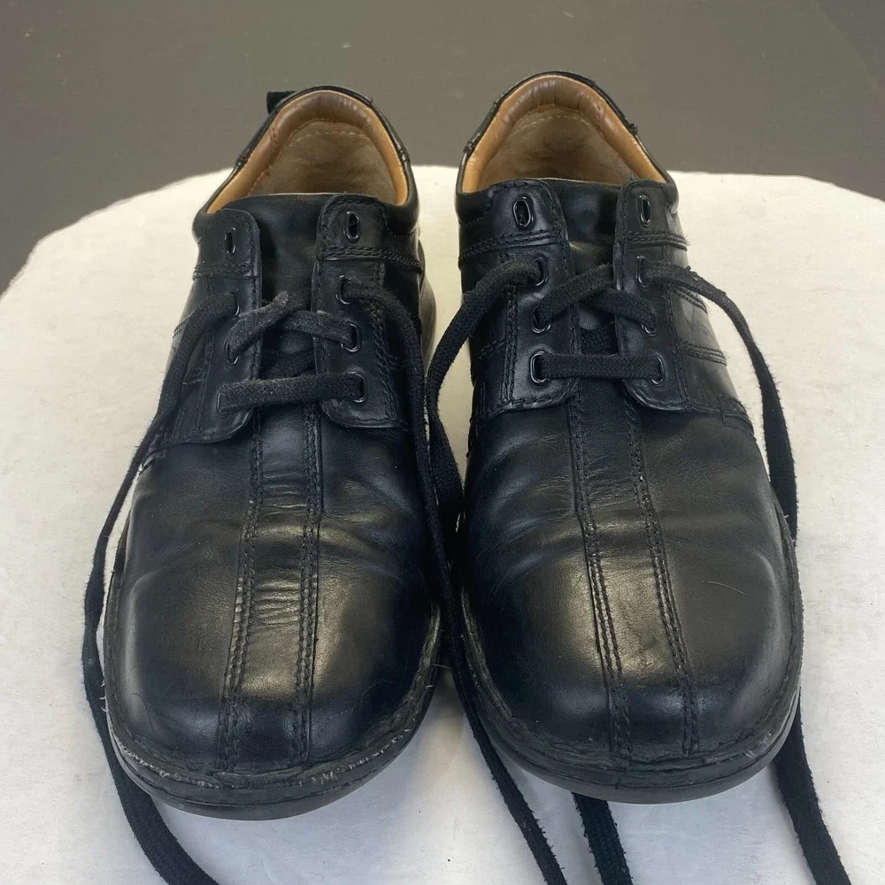 Clarks Collection‎ Casual Shoes Men's Size 10 Black Lace Up 14885,Comfort